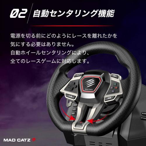 Mad Catz M.2.X. Pro Force Feedback Racing Wheel, 2-Year Warranty, TTRNPCINWH000-1J