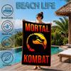 Dark Warrior's Mortal Kombat Beach Towel, Quick-drying, Easy to Care for, Suitable for Both Fitness and Beach Vacations,Sports Essential