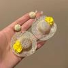 Bohemian Knitted Hat Stud Earrings: Niche Beach Style with a Fairy Fashion Touch