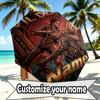 Custom Name Personalized The Evil Dead  Print Umbrella, Auto Open Close, 8‑Rib Sturdy Frame, Commute Camping Hiking Use, Birthday Gift