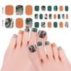 3D Waterproof Semi Cured UV Gel Toe Stickers for Nail Art-Luxurious Style Easy Apply