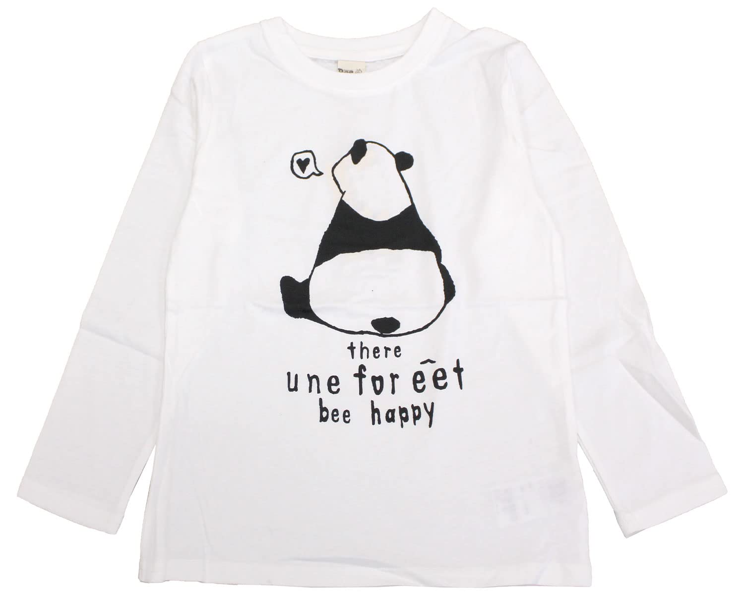 

Bee Print Size Panda x White T-Shirt, Girls, Boys, Kids, Spring, Autumn, Winter, taa05043, 140cm, 36. Style