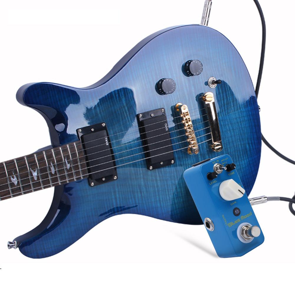 Blues Style Overdrive Guitar Effect Pedal 2 Modes(Bright Fat) True Bypass Full Metal Shell