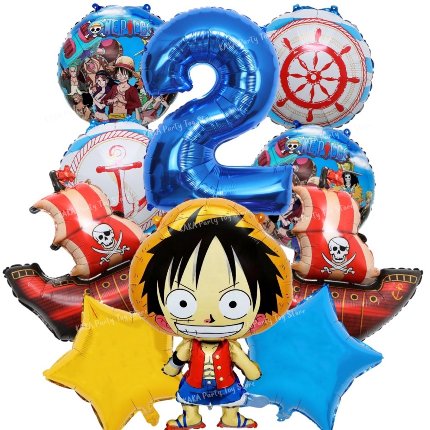 One Piece 32  Cijfer Folie Ballonnen Set voor Babyborrel Jongens Verjaardagsfeest Decoraties Kinder Speelgoed Cadeaus Lucht Ballonnen