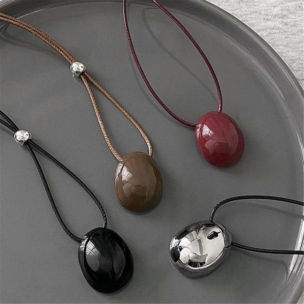 Damen Lange Perlen Element Halskette Vielseitige Lange Seilkette Anhänger Perfekt Für Studentinnen Und Junge Berufstätige