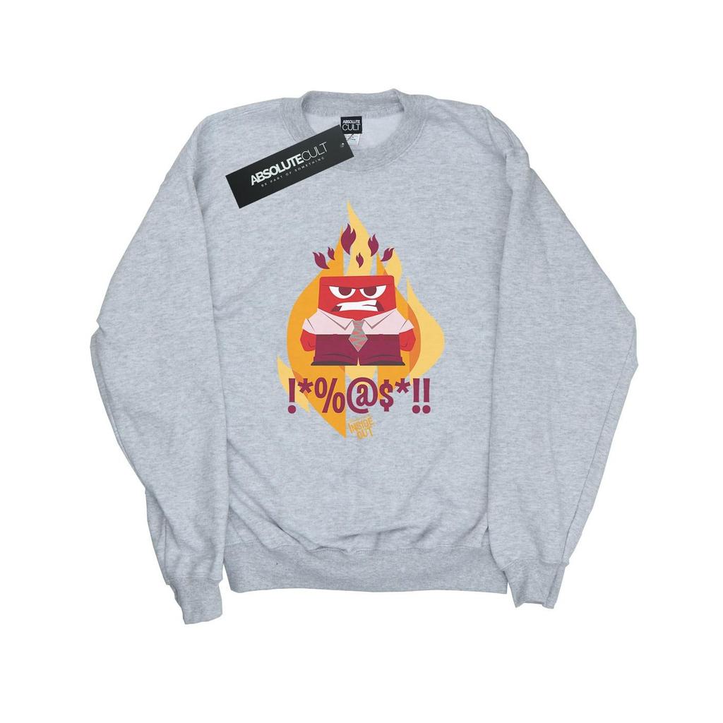 Disney Mens Inside Out Fired Up Sweatshirt
