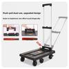 Foldable Portable Hand Cart Lightweight Utility Wagon with Wheels for Home Garden Shopping and Transporting Goods