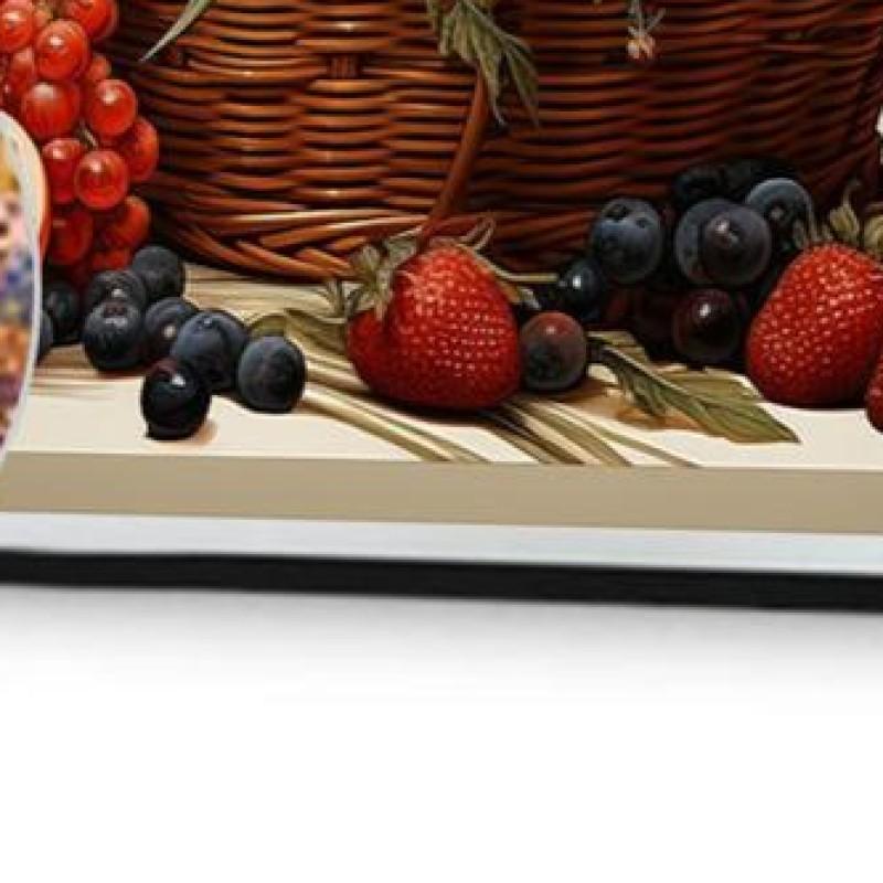 5D DIY Full Round Drill Diamond Painting Basket Full of Flowers and Fruit40x40cm China Mainland