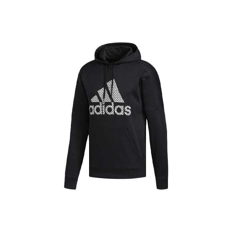 adidas Sweatshirts Men's Black Hooded Moderate Regular FR8272