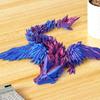 Drukowane w 3D Ozdoby do Salonu Feilong Wieloprzegubowy Ruchomy Smok ze Skrzydłami Dekoracja Stołu do Domu