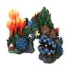 Resin Coral Plant Shell Reef Mountain Aquarium Ornament Fish Tank Cave 