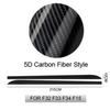 2pcs 5D Carbon Side Skirt Sills Stickers For BMW F21 F30 F31 F32 F15 F16 F10 E60
