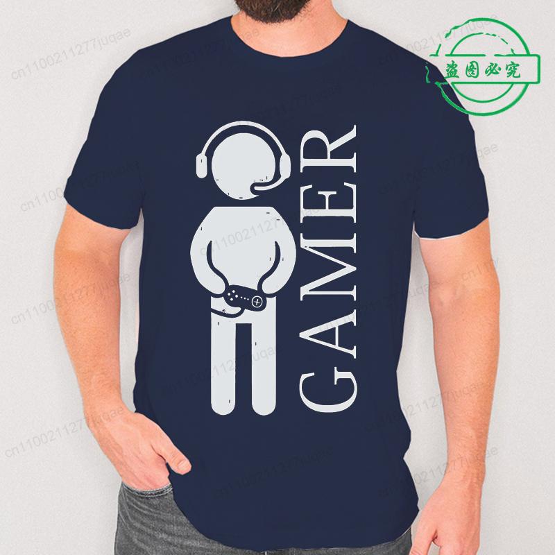 Mens Game Controller Graphic Short Sleeve TShirt Breathable Gamer Gaming Printed Tops Tee for Women Summer Casual Sportswear