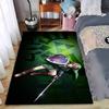 Brave Adventurer On Mysterious Background Rug Suitable for Use As an Anti-slip Game Mat for Living Room and Bedroom Sofas