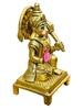 100% Pure Brass Hanuman Murti For Home Puja, Lord Bala Ji Hanuman Idol - 11 Cm
