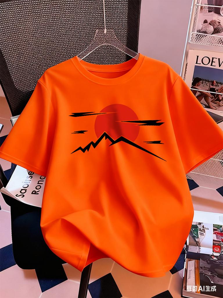Japanese Harajuku Sun Prints Short Sleeve TShirts Women Cotton Summer Tee Shirts Soft Loose ONeck Tops Casual Womans Clothes