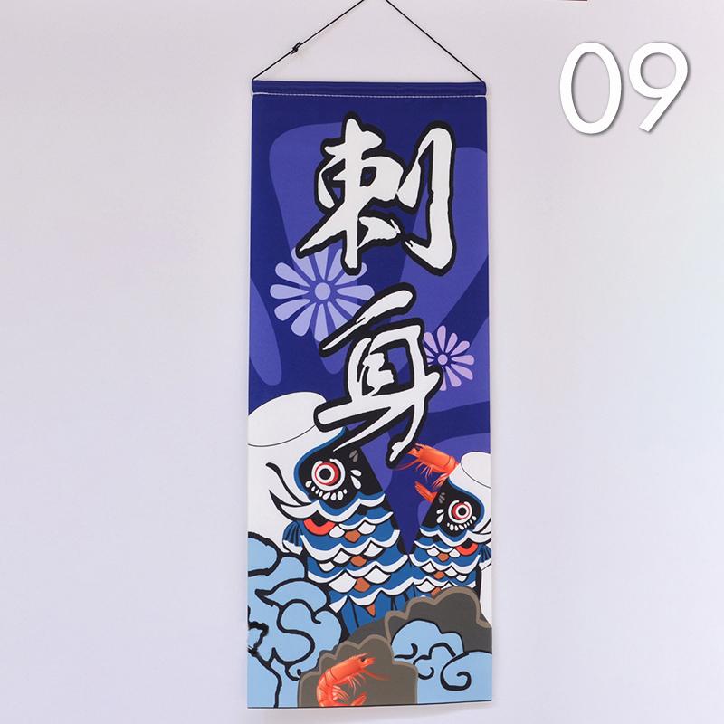 Japońskie Wiszące Flagi Banery Znak Reklamowy Sushi Dekoracja Restauracji Izakaya Do Domu Ogrodu Sklepu Kawiarni Ornament