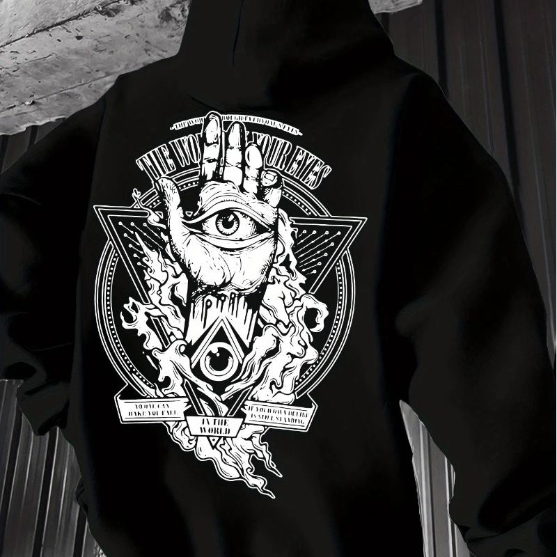 Men's Drawstring Hoodie with Kangaroo Pocket