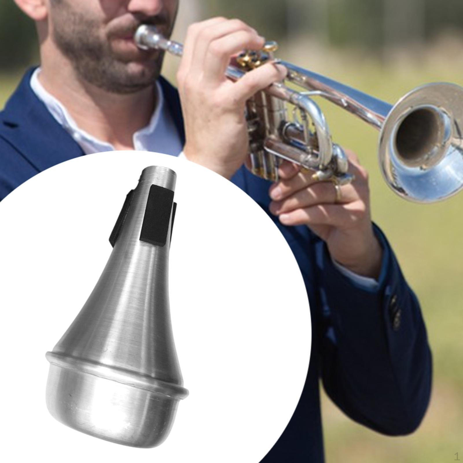 

из Alumeno Muto Алюминиевые аксессуары Mute Universal для джазовых музыкантов Начинающие любители музыки серебряный