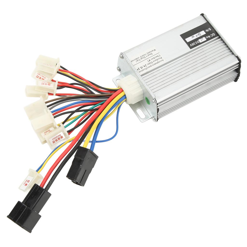 DC Motor Speed Controller 800W Overcurrent Protection Aluminum Alloy Electric Bike Brush Controller 36V