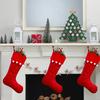 1PC Hanging Ornament Large Hanging Socks Gift Packaging Christmas Stocking Home Red Christmas 46x29cm