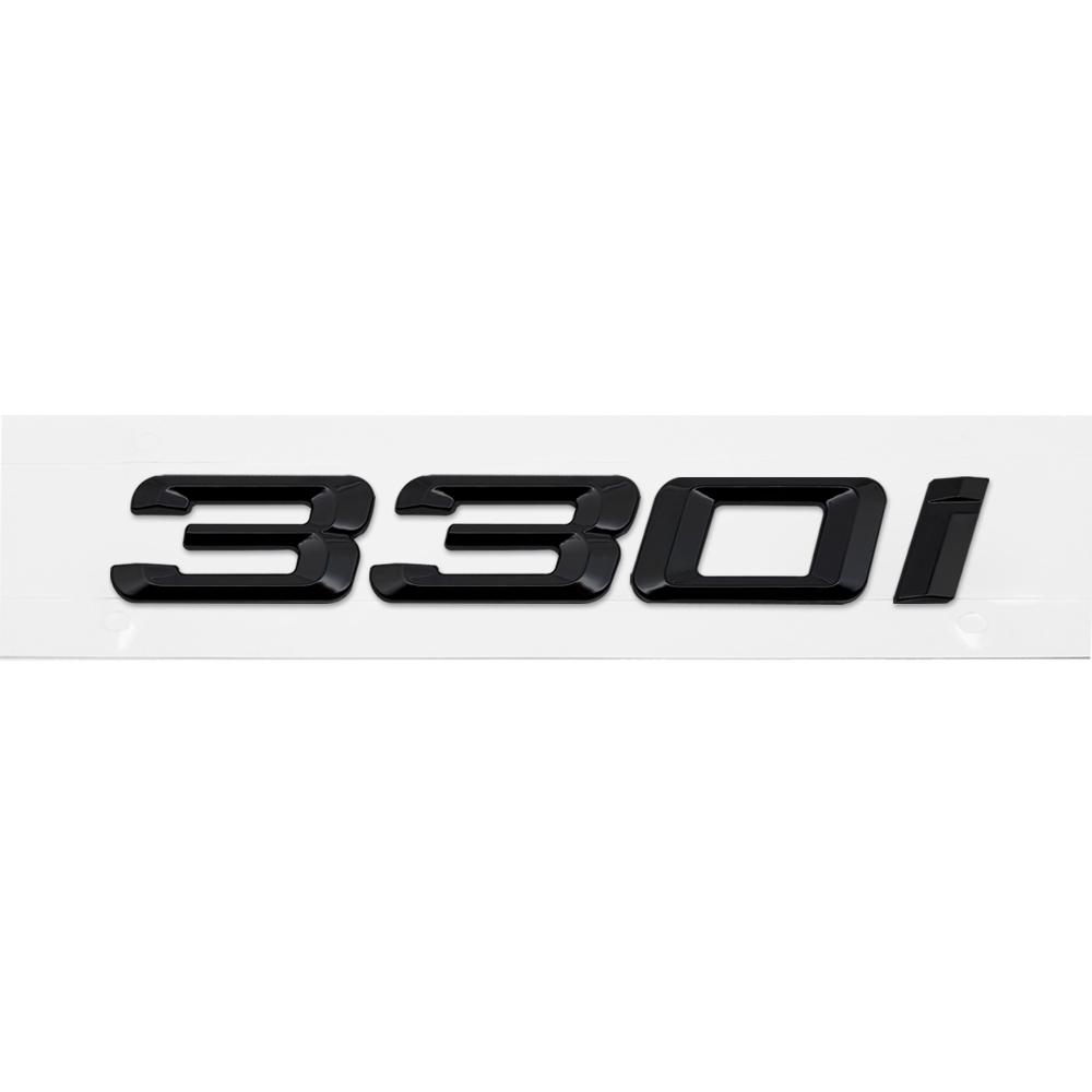 For BMW G20 G21 G28 F30 F31 F34 F35 E90 E91 E92 E93 E46 DIY Sticker Rear Trunk Badge Plastic Decal 3 Series 328i 330i 335i 340i KITG9
