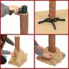 KADAX Vánoční stromek na kmeni umělý 220 cm Smrk přírodní