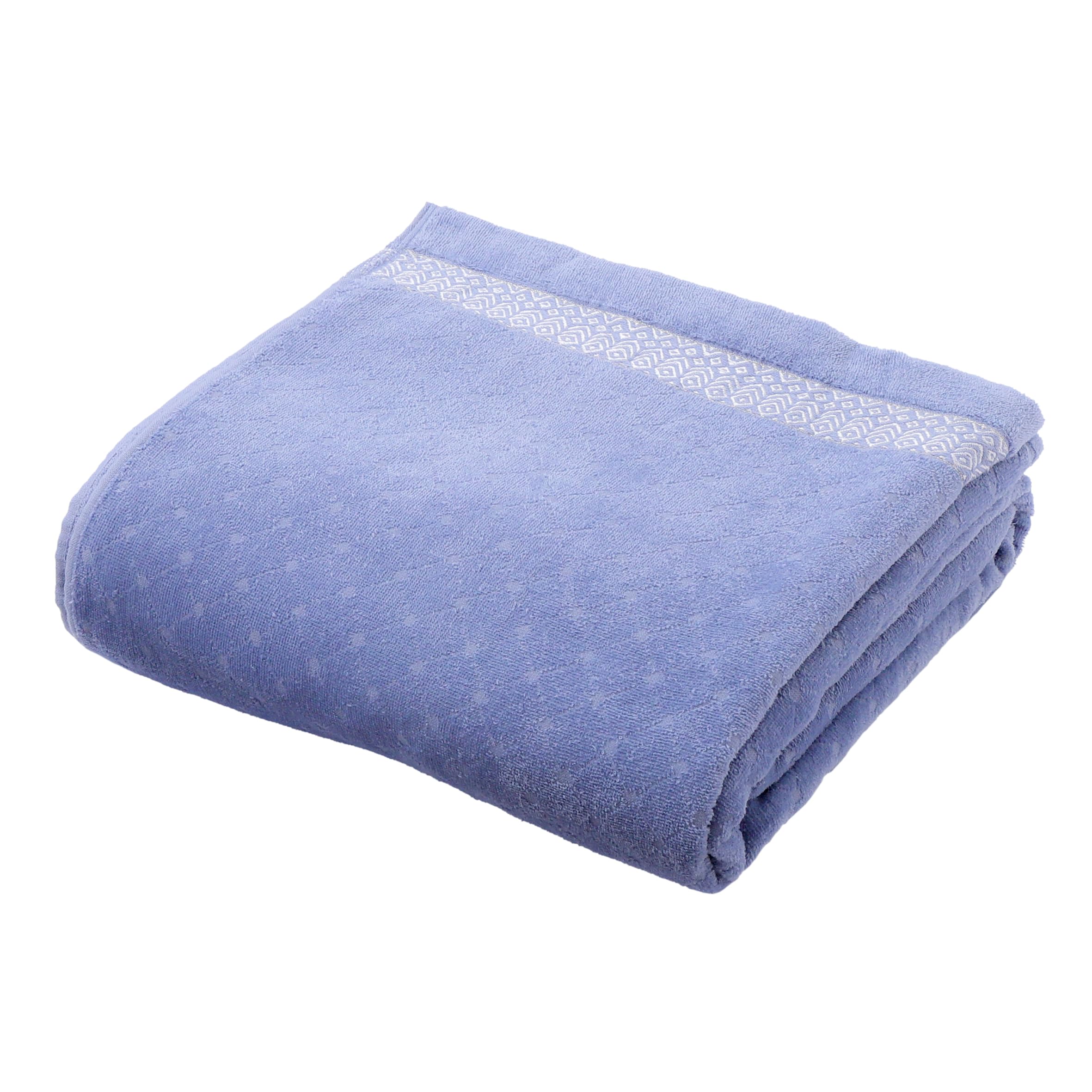 

nishikawa Seven Days Imabari Towel Blanket Single Washable Cotton Fluffy Soft Made in Japan Navy FR05010014 [Nishikawa] 100%