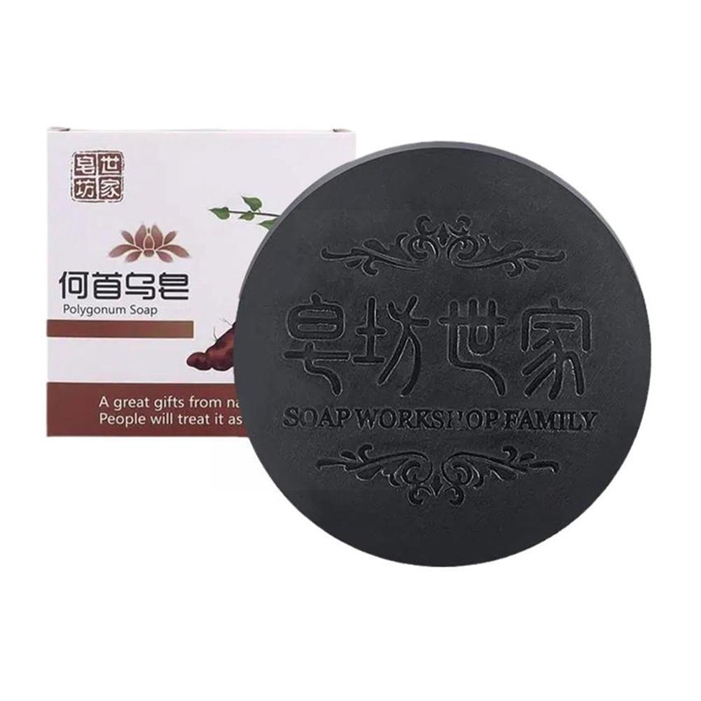 100g Natural Polygonum Multiflorum Hair Soap Polygonum Multiflorum Shampoo and Conditioner Bar