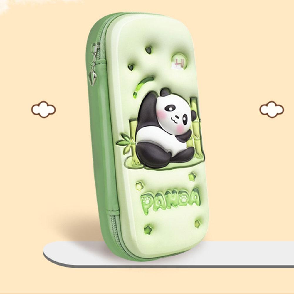 Dustproof Stylish 3D Multifunctional Pencil Case Cute 3D Animal Large Capacity Waterproof Pencil Box for Student Boys Girls