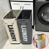 Foldable Laundry Basket Dirty Clothes Basket Clothes Organizer Yoga Storage Basket Home Assortment Box with Wheel Laundry Basket