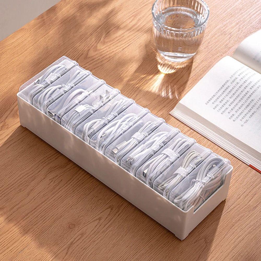 1 Set 3/7/11/22 Grilaje Geantă Organizator Cabluri Management Cabluri Încărcare Alimentare Organizare Diverse