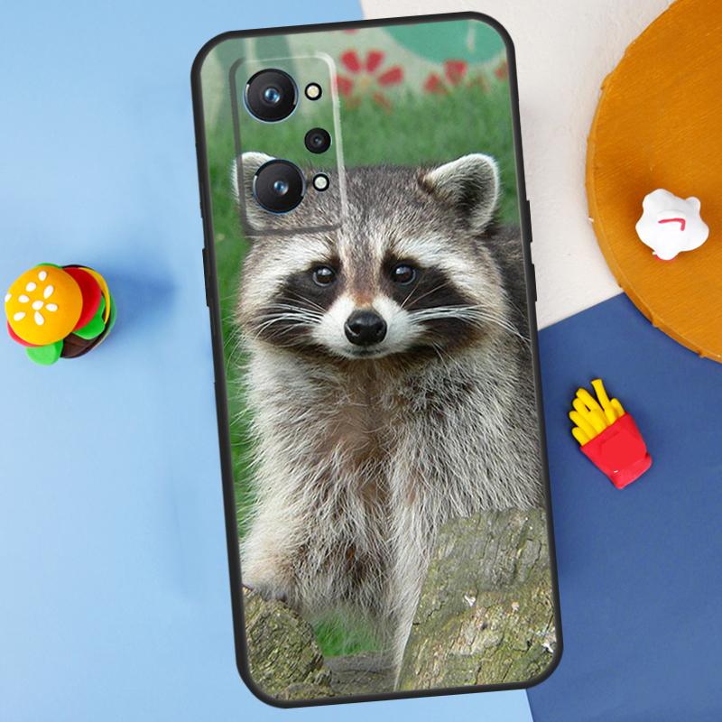 Raccoon For Realme GT Neo 5 3 2 C55 C35 C33 C31 C30 C25 C21Y C15 C11 Realme 8 9 10 11 Pro Plus Case