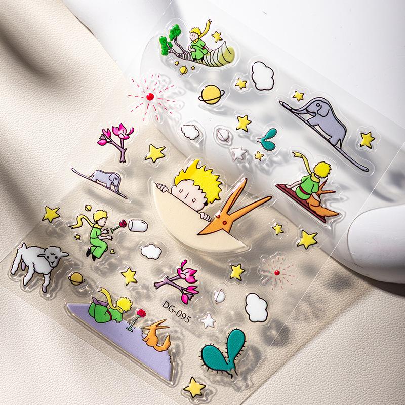 Cyansea 3D Cartoon Embossed Phone Case Sticker - Little Red Book Edition Jelly DG-095