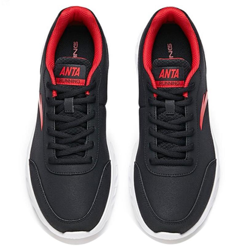 Anta Low top Running Shoes Men's Black Red Sneakers 91835529-8