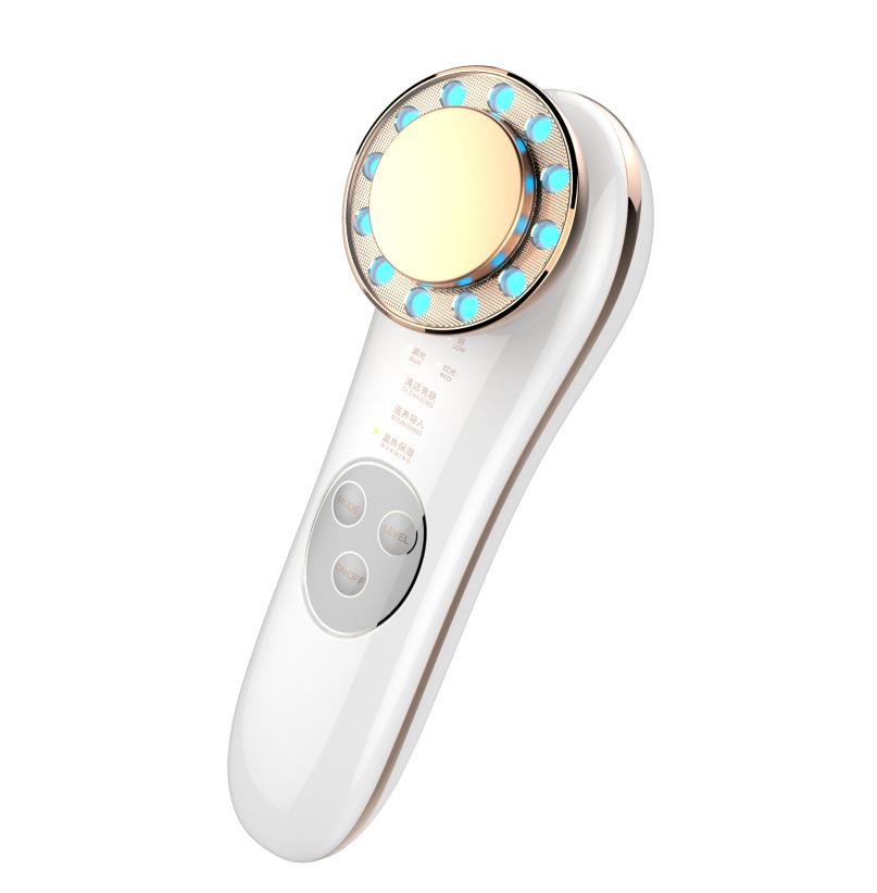 Photon Rejuvenation Facial Massager: Warm Light Cleansing & Lifting Instrument