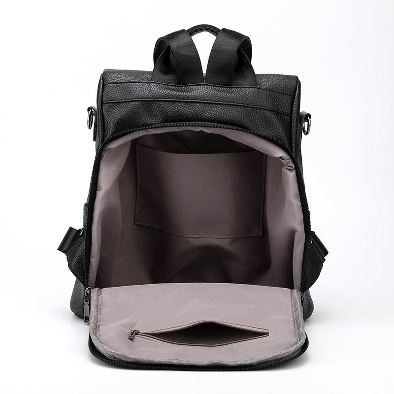 Damenrucksack im neuen Stil, große Kapazität, Handtasche, multifunktionaler Anti-Diebstahl-Rucksack für Studenten, Umhängetasche