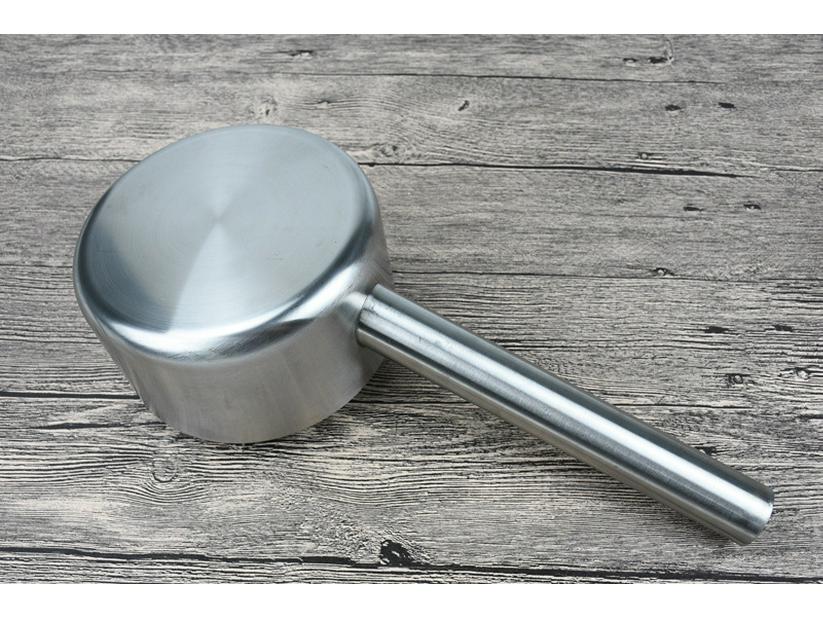 Stainless Steel Flat Bottom Kitchen Water Ladle and Soup/Milk Pot Combo.