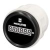 52mm Digital Hour Meter Gauge 0‑99999.9H Black Dial 7 Color Backlight IP67 Waterproof DC 9‑32V for Marine Boat
