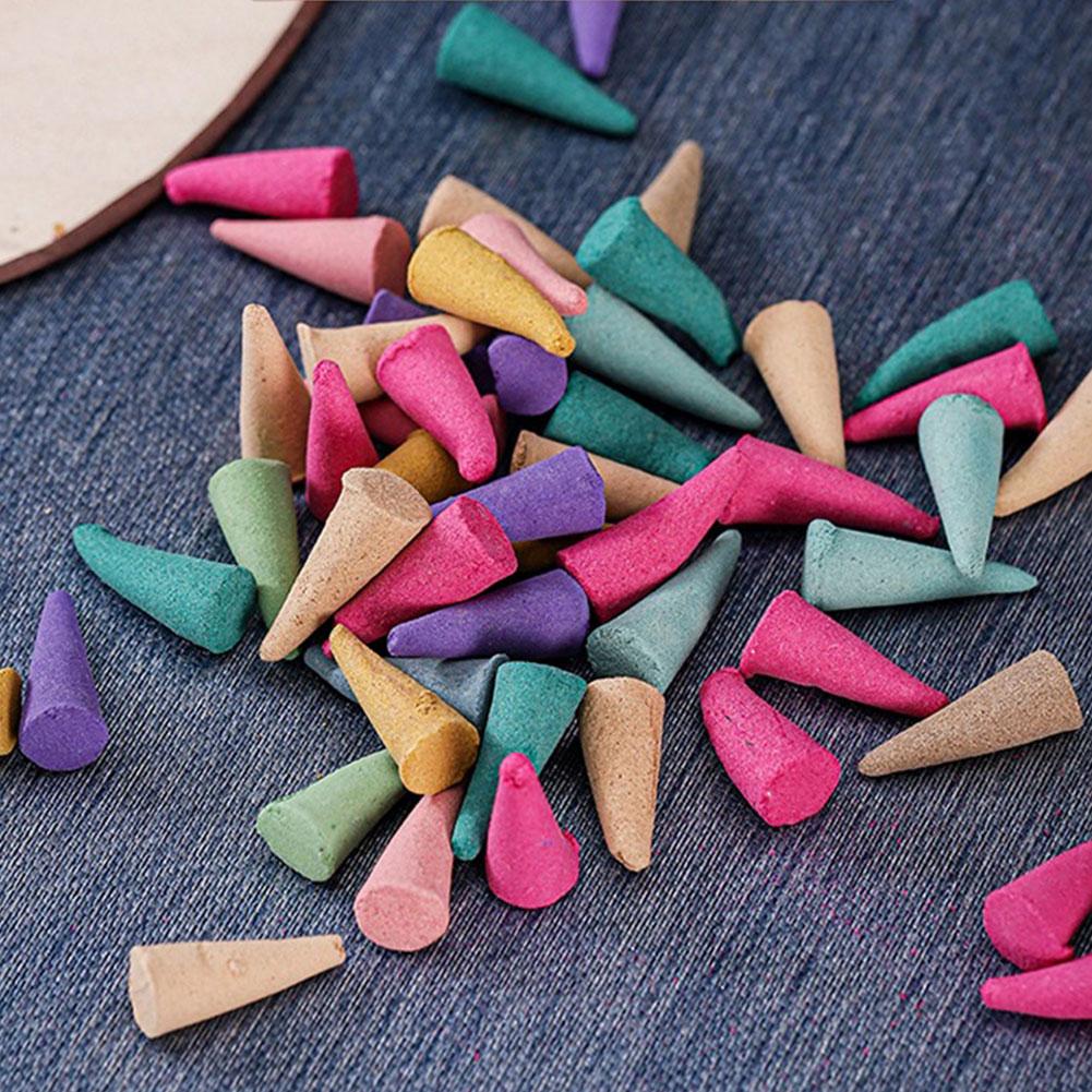 Waterfall Incense Cones Natural Incense Cones Aromatherapy Cones for SPA Yoga Meditation Relaxation Purification