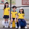 2025 Kids' Summer School Uniform: Short-Sleeve T-Shirt Sportswear for Kindergarten, Primary, and Secondary Students
