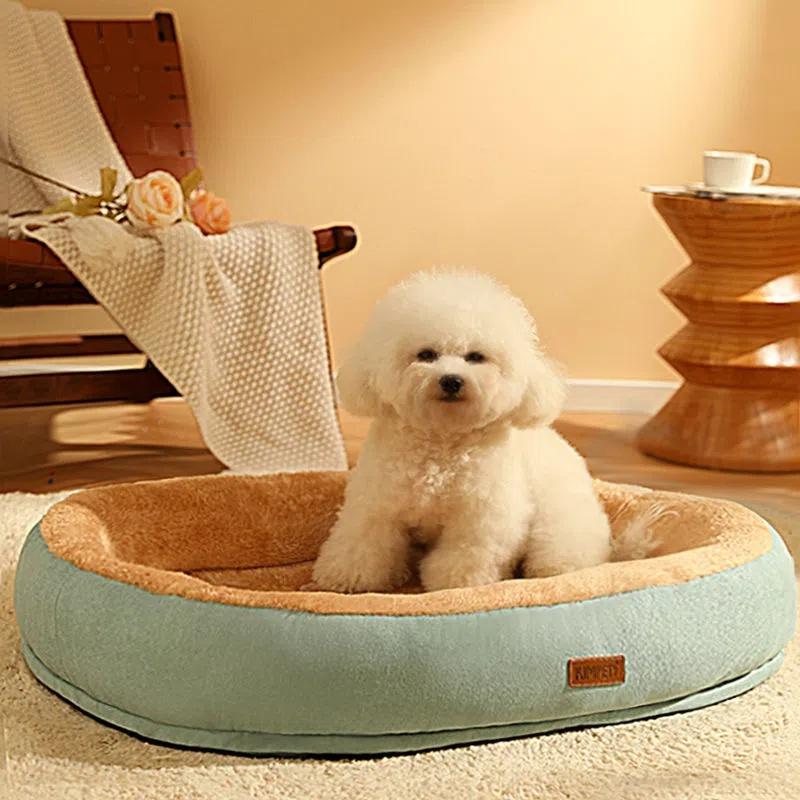 Small Dog House Kennel Pet Nest Four Seasons Washable Teddy Bear Dog Cat House Pet Cushion for Medium Large Dogs or Multiple