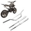 22mm Motorcycle Handlebar with Front Fork Shock Absorber Set Metal Alloy Replacement for Apollo Motocross Mini Dirt Pit Bike