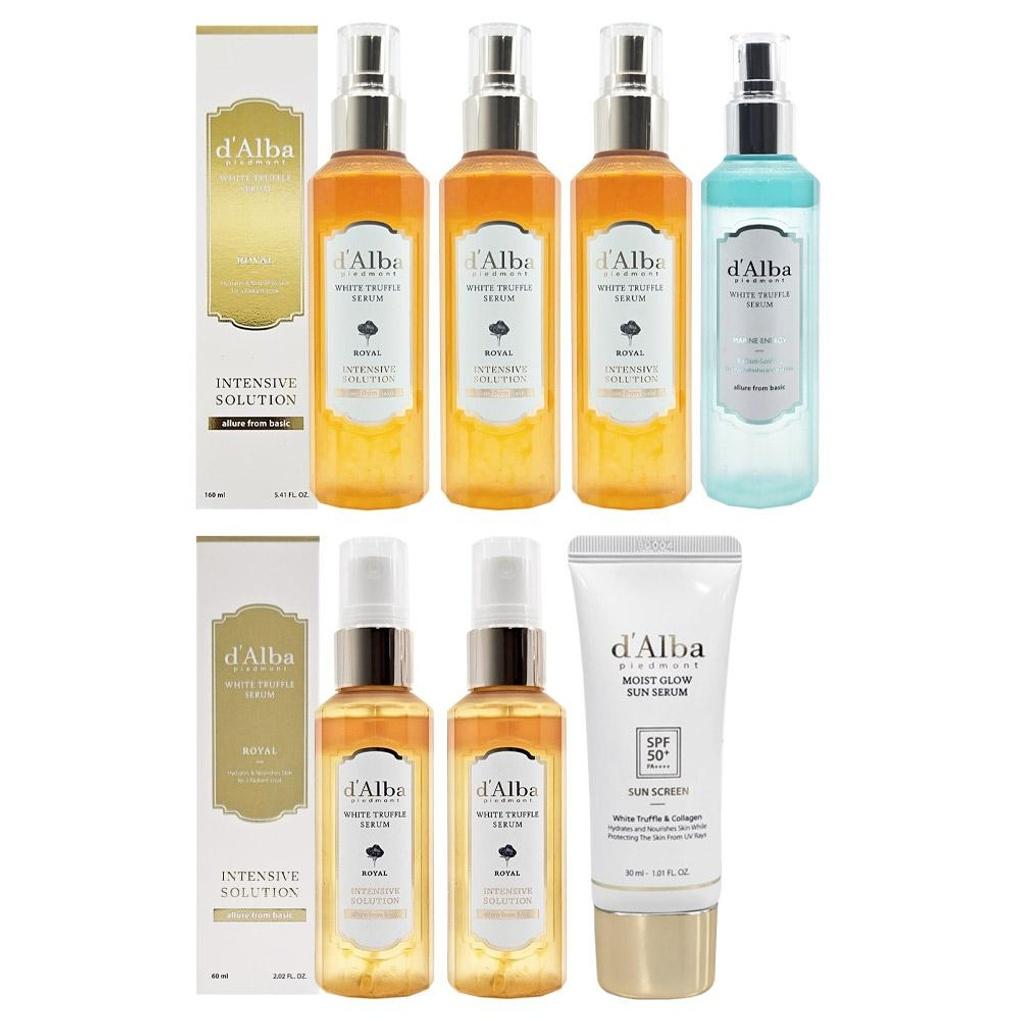

d Alba Royal Mist Serum 160ml x 3 + Marine 160ml x 2 + Sun Serum 160mlx3+Marine Serum160mlx2+60mlx2+Sun Serum