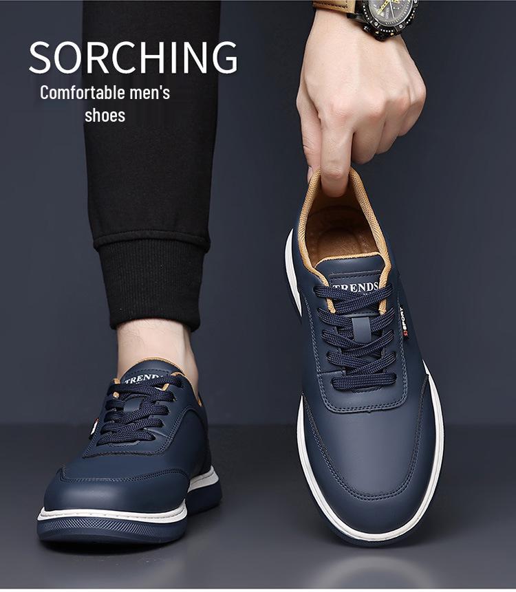 Męskie 2025 Jesień/Zima Oddychające Sportowe Casualowe Sneakersy dla Mężczyzn w Średnim i Starszym Wieku