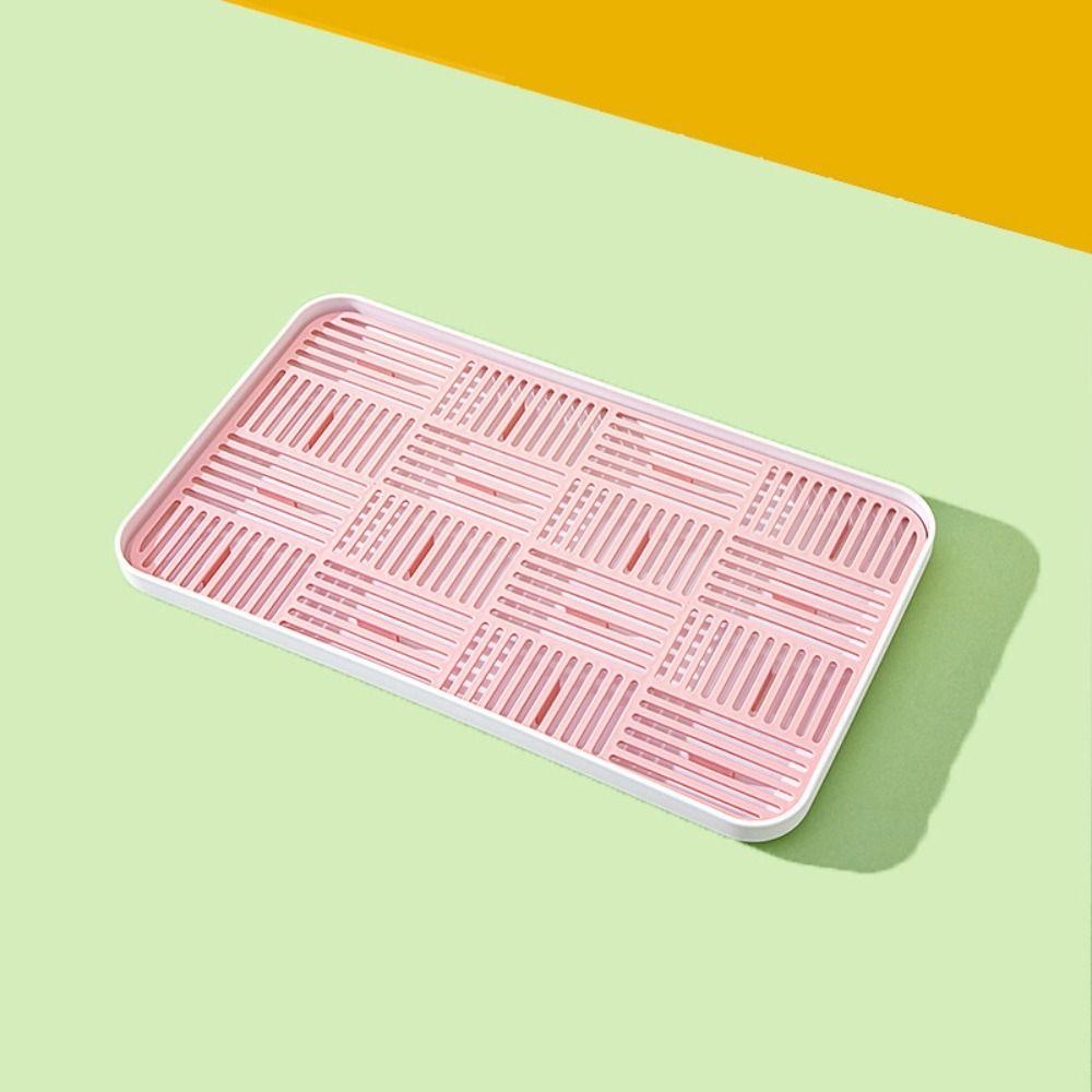Double Layer Dish Drainer Detachable Cutlery Drying Tray New Tableware Drain Tray