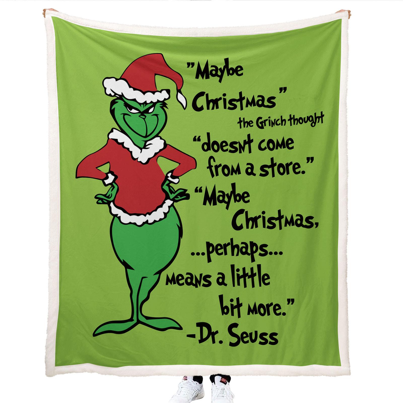 

Рождественский плед Мягкий флисовый плед из фланели, Все Легкий согревающий плед для гостиной/спальни A