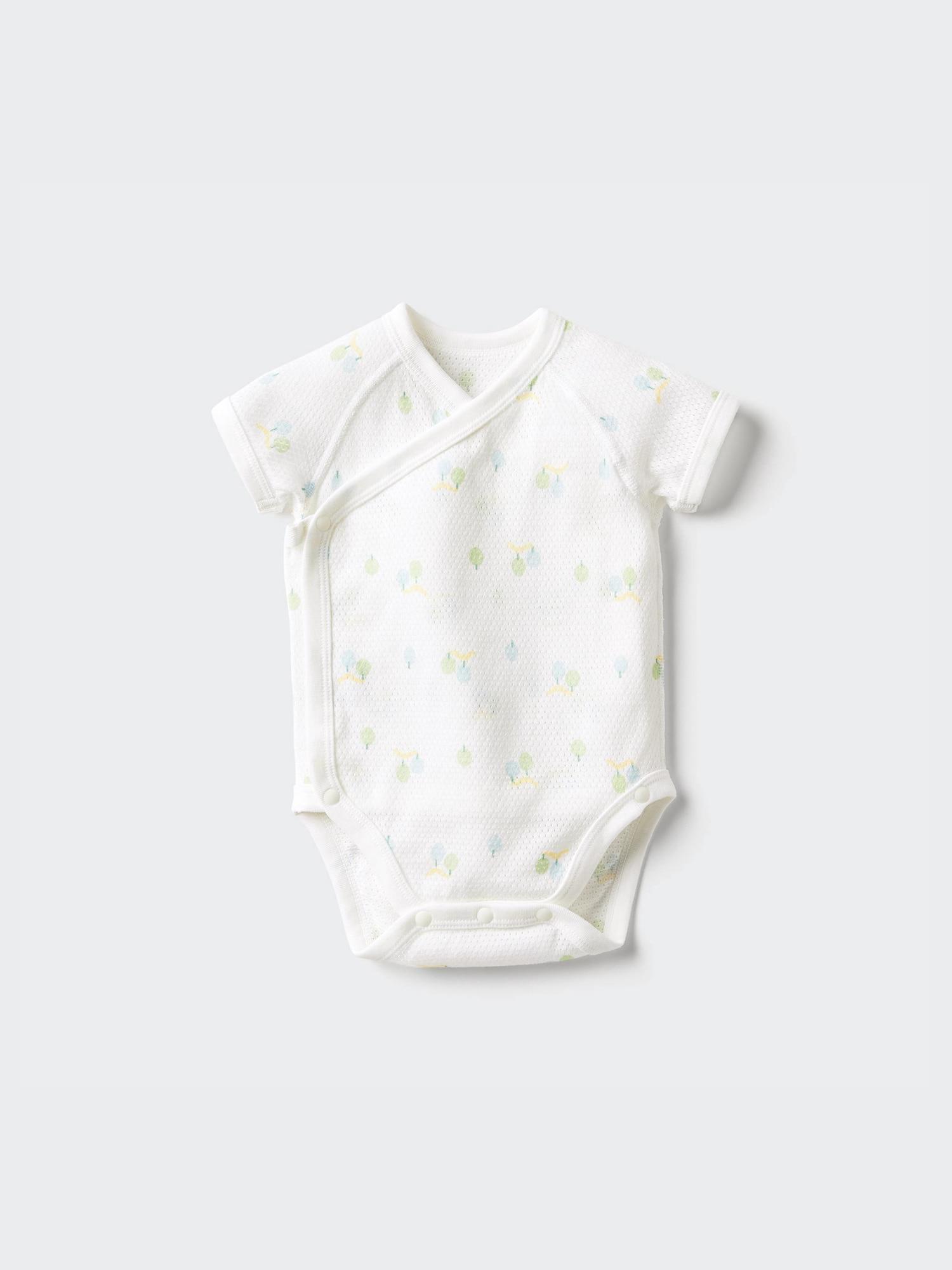 

Uniqlo Внутренний комбинезон из японской хлопковой сетки, с передним вырезом 01 OFF WHITE/70