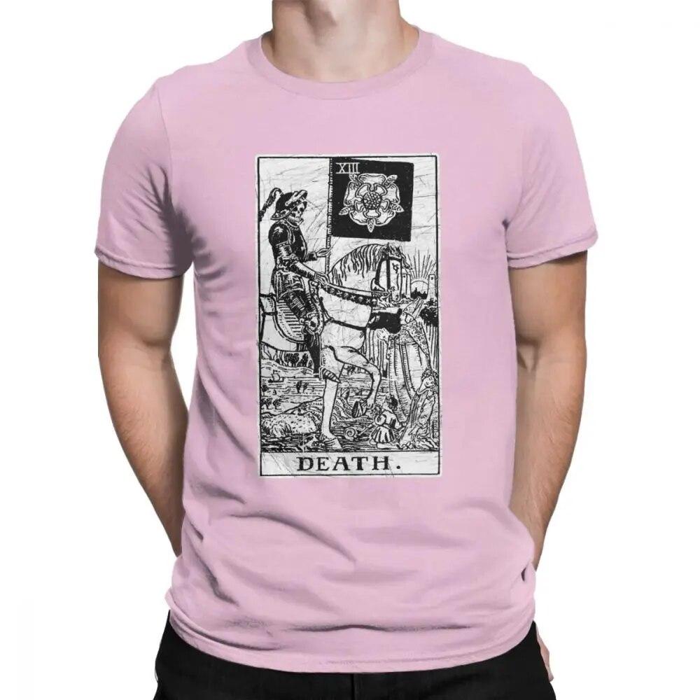 Unisex T-Shirt Death Tarot Card Major Arcana Fortune Telling Occult Cotton The Magician Empress T Shirt Oversized