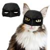 Bat Superhero Cat Mask, Black Bat Cat Cosplay Mask, Lightweight Half Face Cat Mask with Ear Holes for Photos Holiday Parties Video Shoots